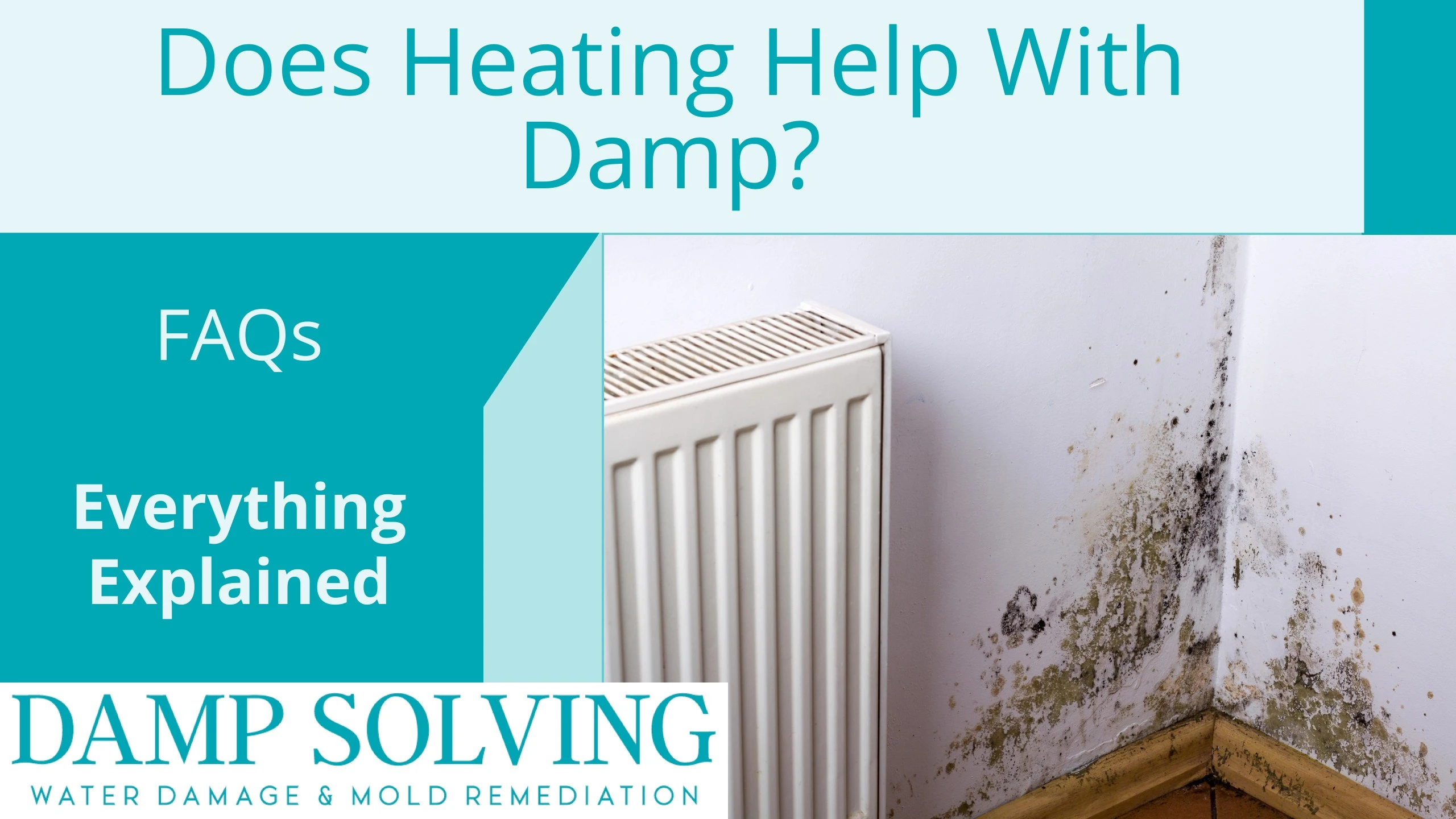 heating via radiator helping with mold and damp issues